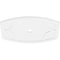 Ekena Millwork Kailey Architectural PVC Ceiling Medallion, 40"W x 26 5/8"H x 3"ID x 21 1/2"C x 1"P, One-Piece CMP40X26KY-03000 - alternate 2